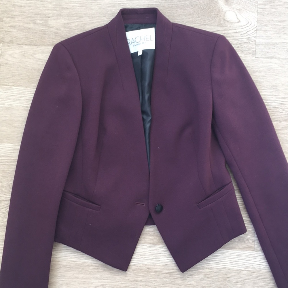 Rachel Roy Maroon Suit Jacket